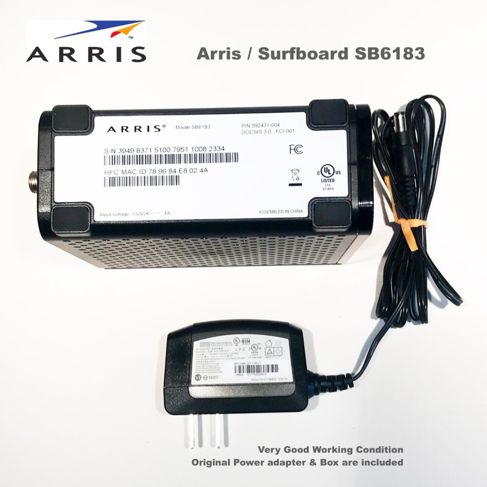 ARRIS SB6183 Touchstone Cable Modem - Picture 5 of 11